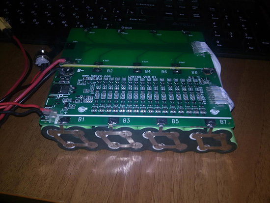 BMS плата в моноколесе